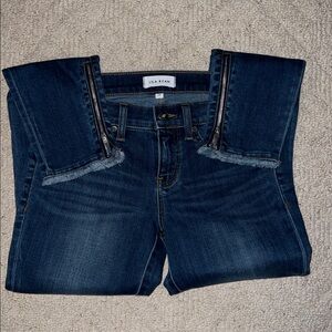 LILA RYAN Women's Deep Indigo Ankle Jeans